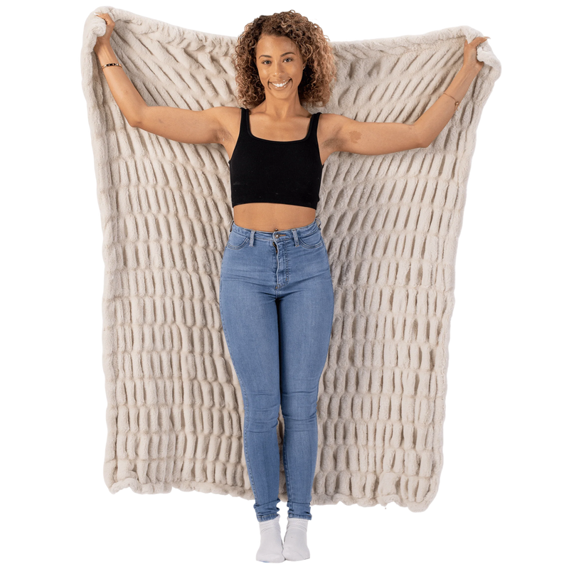 keiki co blanket, cloud blanket, dune blanket, plush throw, soft neutral blanket, cozy home textiles, adult size blanket, luxury throw blanket, home decor accents, neutral home decor