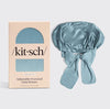 kitsch adjustable oversized satin hair bonnet