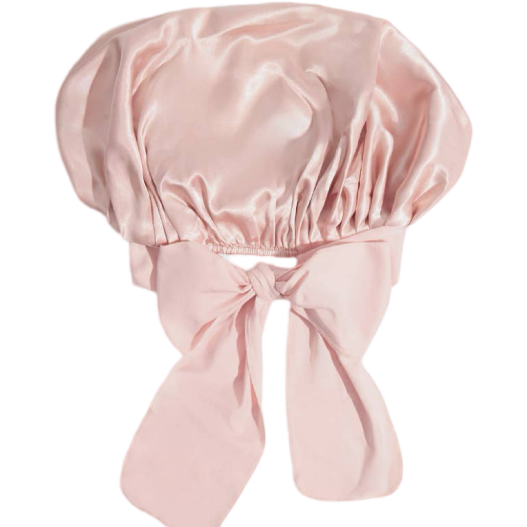 kitsch adjustable oversized satin hair bonnet