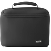 kusshi small train case, neoprene makeup case, kusshi fall 2025 collection, black pink cosmetic case, travel train case, kusshi toiletry bag, durable neoprene makeup bag, compact beauty case