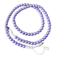 lavender pearl candy 2 in 1 phone charger android iphone usb usc