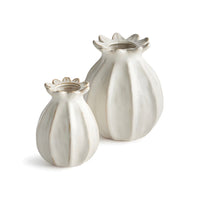 Lavinia Bud Vases - Set of 2 White