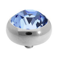 light sapphire sesto qudo swarovski crystal topper