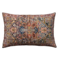 Decorative pillow with intricate pattern on a white background