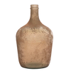 medium glass bottle vase,
burnished bourbon bottle,
copper glass home decor,
Spanish glass decorative bottle,
modern rustic vase,