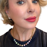mini oakland fairy dust tova swarovski necklace