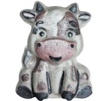 Bessie the Cow Bath Bomb made by Blue Suede Soaps