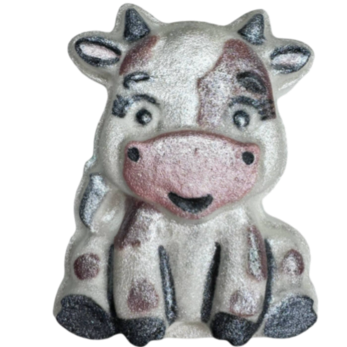 Bessie the Cow Bath Bomb made by Blue Suede Soaps