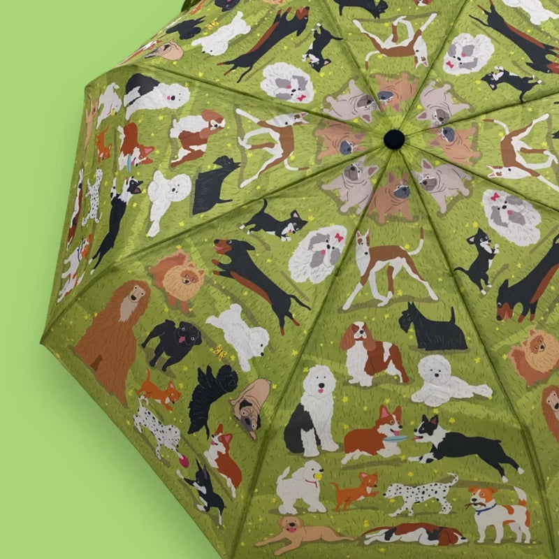 naked decor dog park lover umbrella