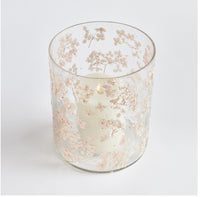 napa home and garden cherry blossom hurricane vase jar candle petite blooms