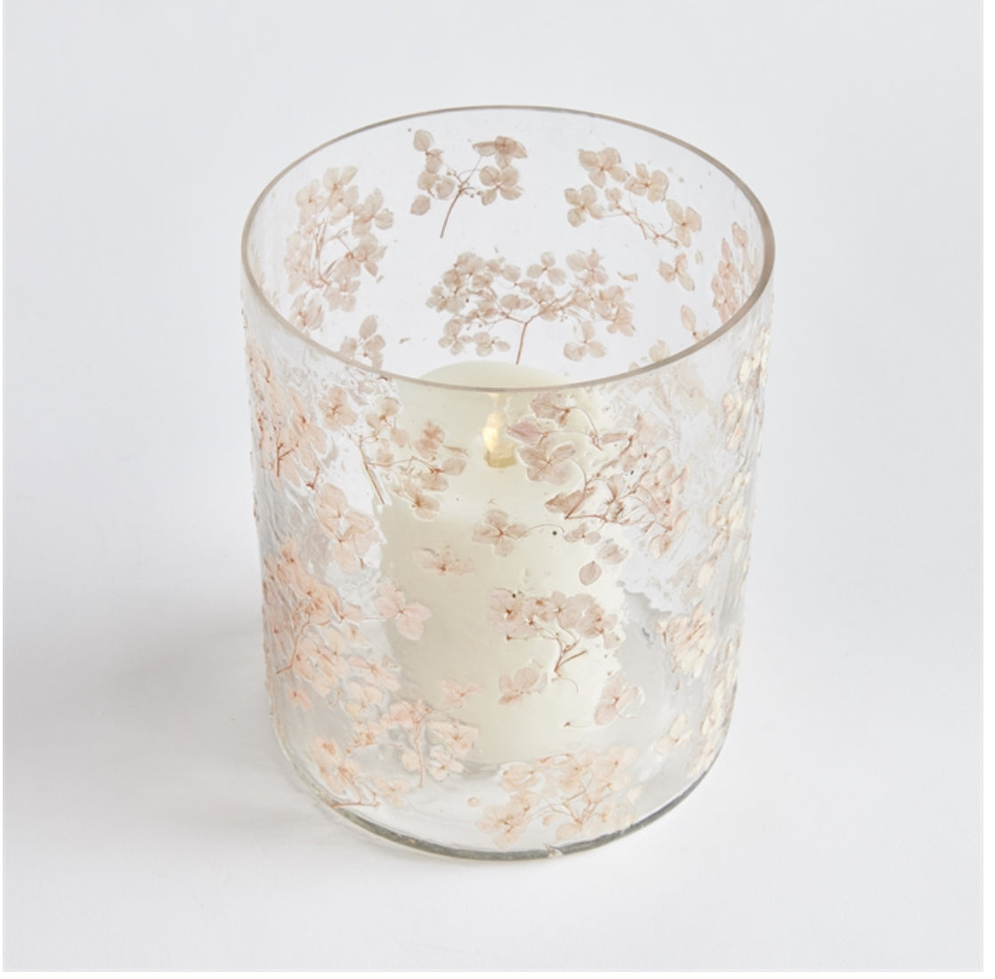napa home and garden cherry blossom hurricane vase jar candle petite blooms