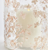 napa home and garden cherry blossom hurricane vase jar candle petite blooms