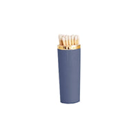 Navy Blue Match Holder & Striker with 22K Gold Accent
