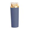 Navy Blue Match Holder & Striker with 22K Gold Accent
