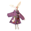 new world arts felted purple easter jacket spring bunny ornament 