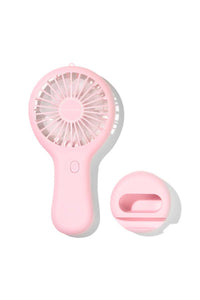 Pink Handheld Rechargeable Portable Fan