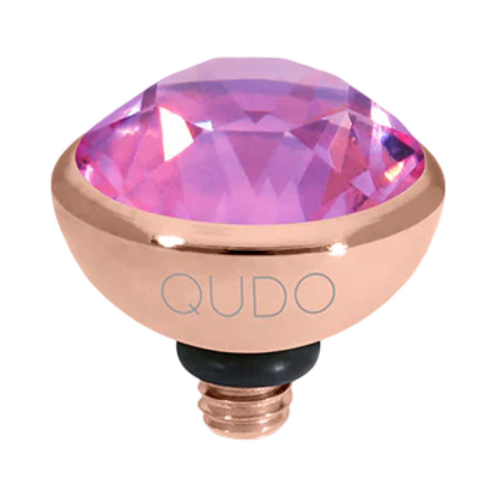 orchid violet ignite qudo rose gold top swarovski crystal interchangeable 