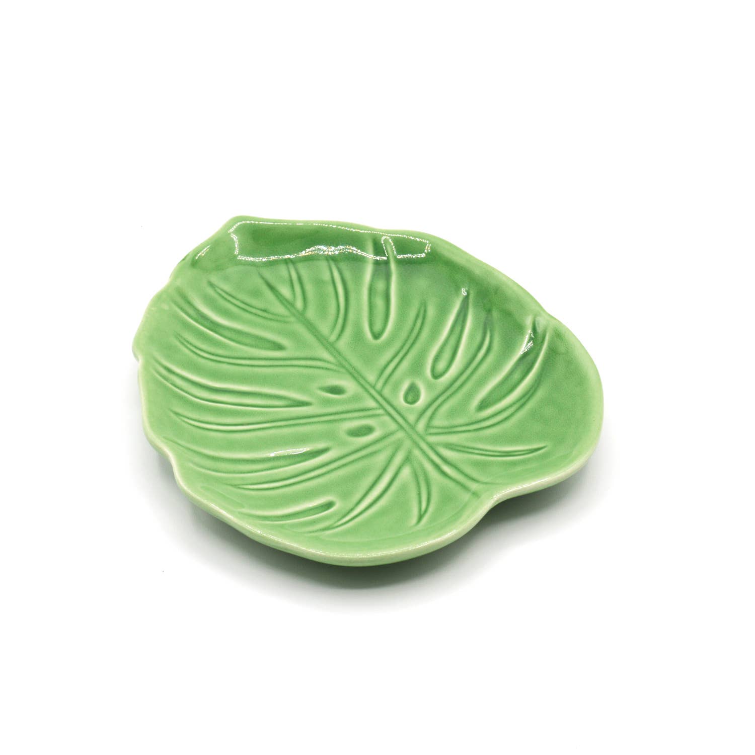 palm dish plate, ceramic serving dish, minimalist ceramic plate, party appetizer plate, elegant display dish, modern ceramic dishware, giftable dish for table setting, neutral dinnerware accent, versatile table dish, timeless ceramic home decor