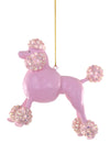 Cody Foster Pink poodle Christmas Ornament