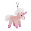pink unicorn bag charm, Bukowski Bears Sweden, unicorn keychain, plush unicorn charm, magical purse accessory, soft unicorn plush, sparkly horn unicorn, fantasy bag charm, whimsical key ring, girly unicorn gift
