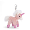 pink unicorn bag charm, Bukowski Bears Sweden, unicorn keychain, plush unicorn charm, magical purse accessory, soft unicorn plush, sparkly horn unicorn, fantasy bag charm, whimsical key ring, girly unicorn gift