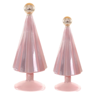 Pleated Pink Tree Set 2