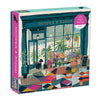 plant shop puzzle, Wonder and Bloom puzzle, Victoria Ball puzzle, Galison 500 piece puzzle, botanical jigsaw, dog in shop puzzle, colorful plant puzzle, gift for gardeners, relaxing jigsaw puzzle, floral puzzle