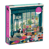 plant shop puzzle, Wonder and Bloom puzzle, Victoria Ball puzzle, Galison 500 piece puzzle, botanical jigsaw, dog in shop puzzle, colorful plant puzzle, gift for gardeners, relaxing jigsaw puzzle, floral puzzle