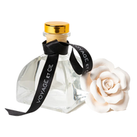 Voyage et Cie  PORCELAIN ROSE DIFFUSER - Velvet Rose