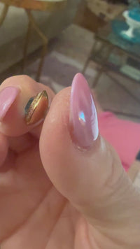 qudo tondo small deluxe gold topper blye crystal collectin aquamarine swarovski 