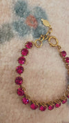 La Vie Quincy Bracelet: Deep Pink