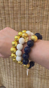 Navy Beaded Brianna Bracelet