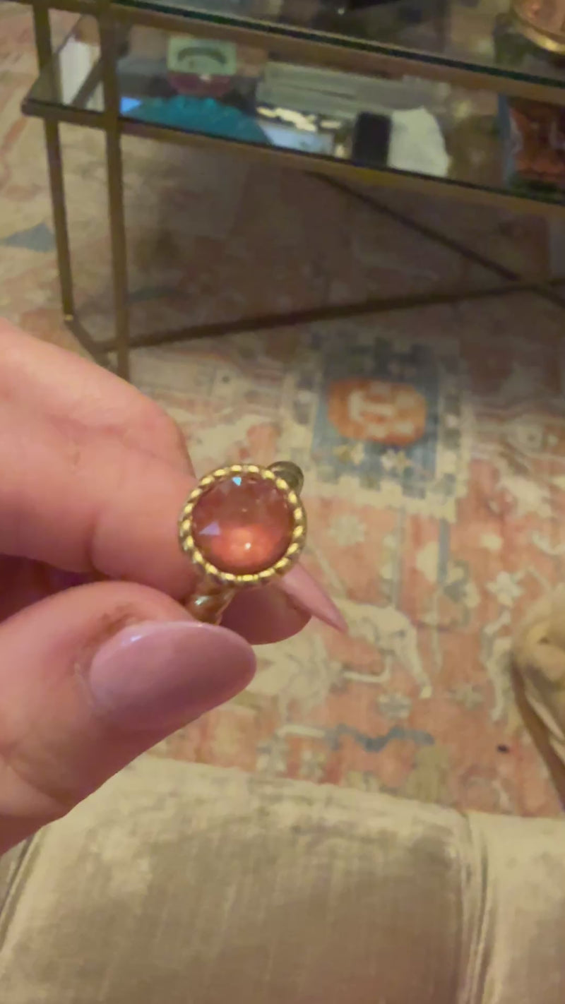 crystal moon ignite gold bocconi topper on band 