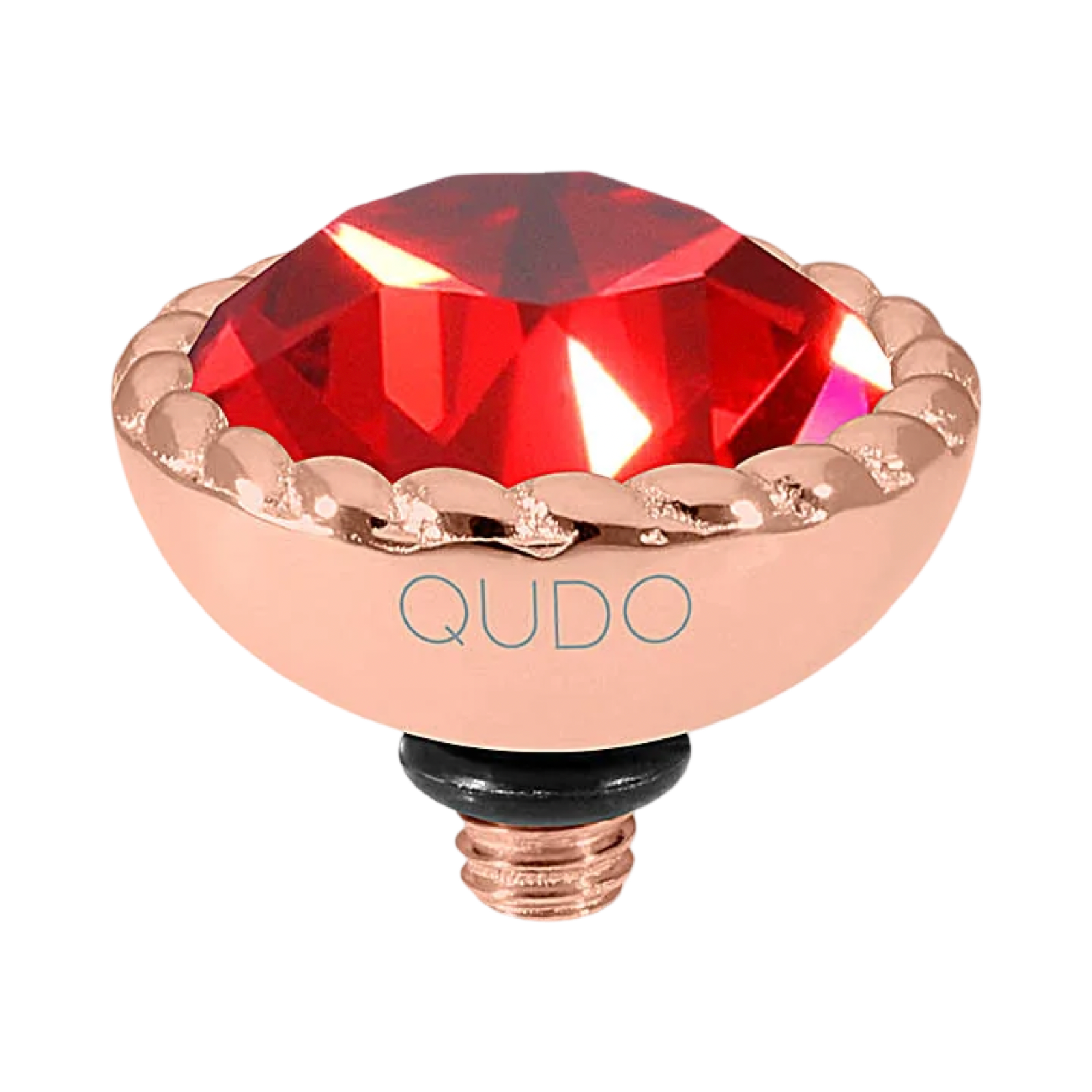qudo crystal rose gold scarlet top swarovski interchangeable jewelry