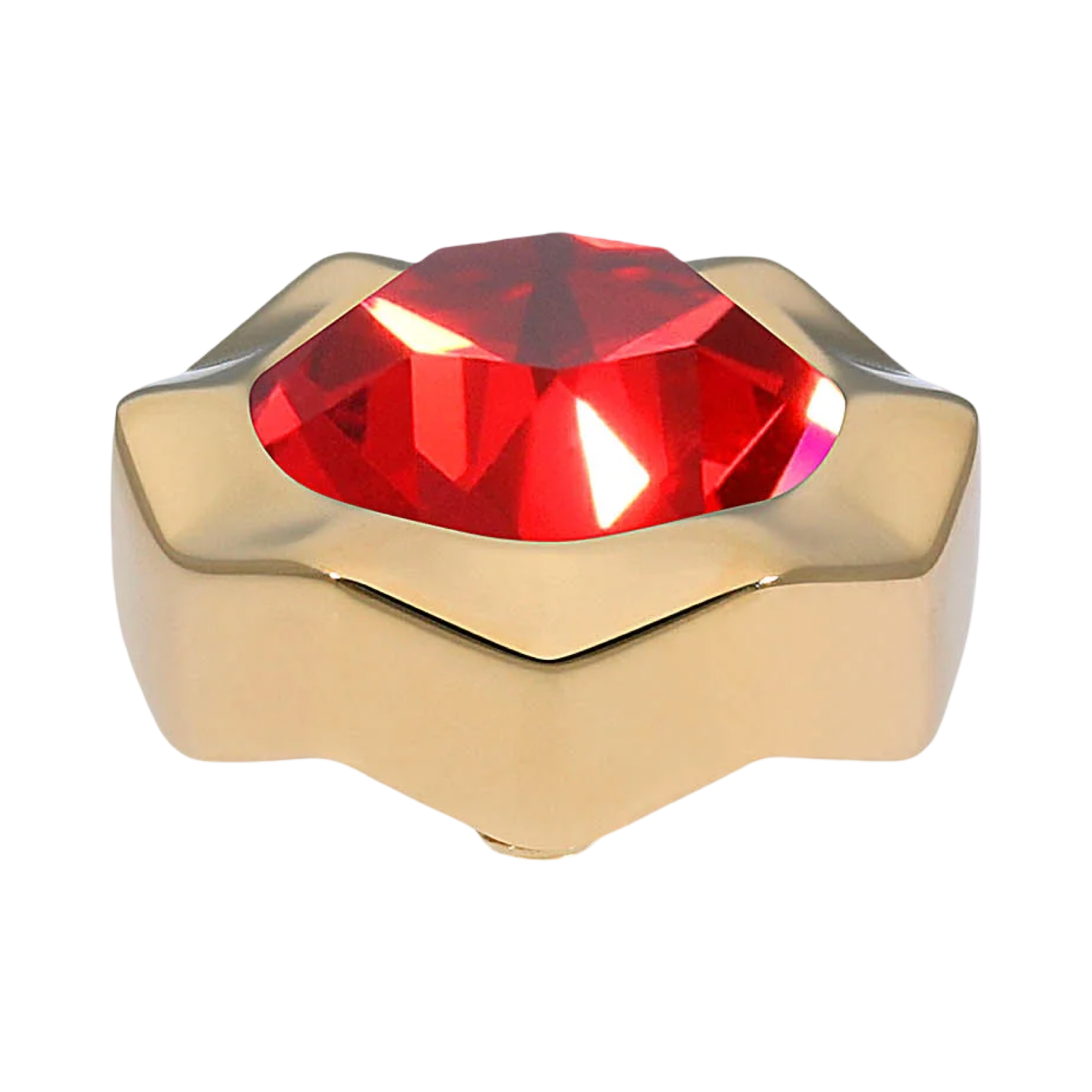 qudo scarlet nemoli top gold red and orange collection swarovski 
