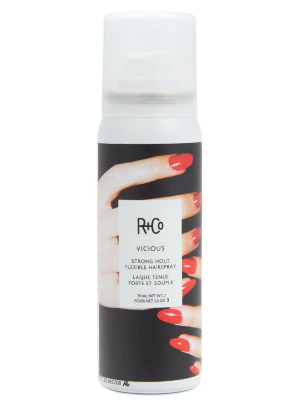 R+Co VICIOUS Strong Hold Flexible Hairspray TRAVEL