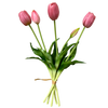 real touch tulip, faux tulip bundle, mauve pink flowers, artificial tulips, spring faux florals, realistic tulips, faux flower bouquet, pink tulip stems, real touch faux flowers, lifelike tulip stems