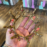 saint jesus jeweled handmade crown home accessory accent