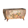 Old Rose Rectangular Tole Container