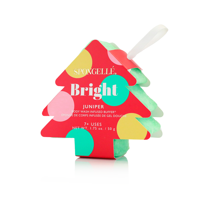 Spongelle Holiday Tree Buffer Ornament Stocking