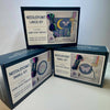 storyteller stitchery kit, midnight garden needlepoint, modern needlepoint kit, hand dyed wool thread kit, beginner friendly needlepoint, diy needlepoint art, stitchery craft kit, frame ready needlepoint design
