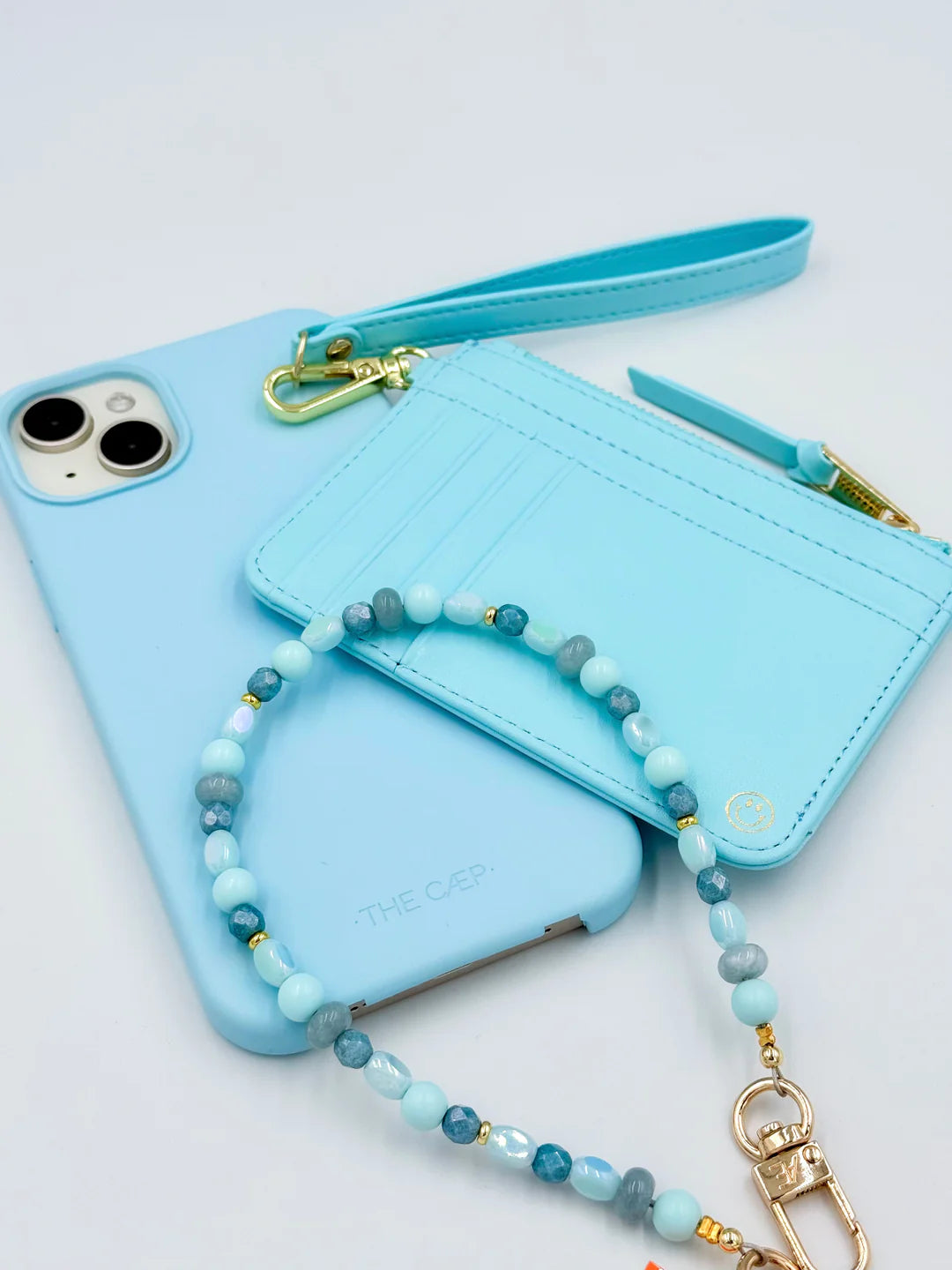 Snap Wrist Wallet - Bright Blue