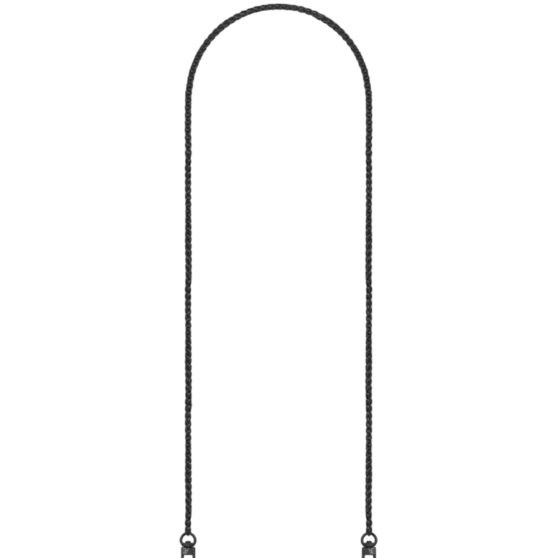 Black Crossbody Cell Phone Strap Chain from The Caep