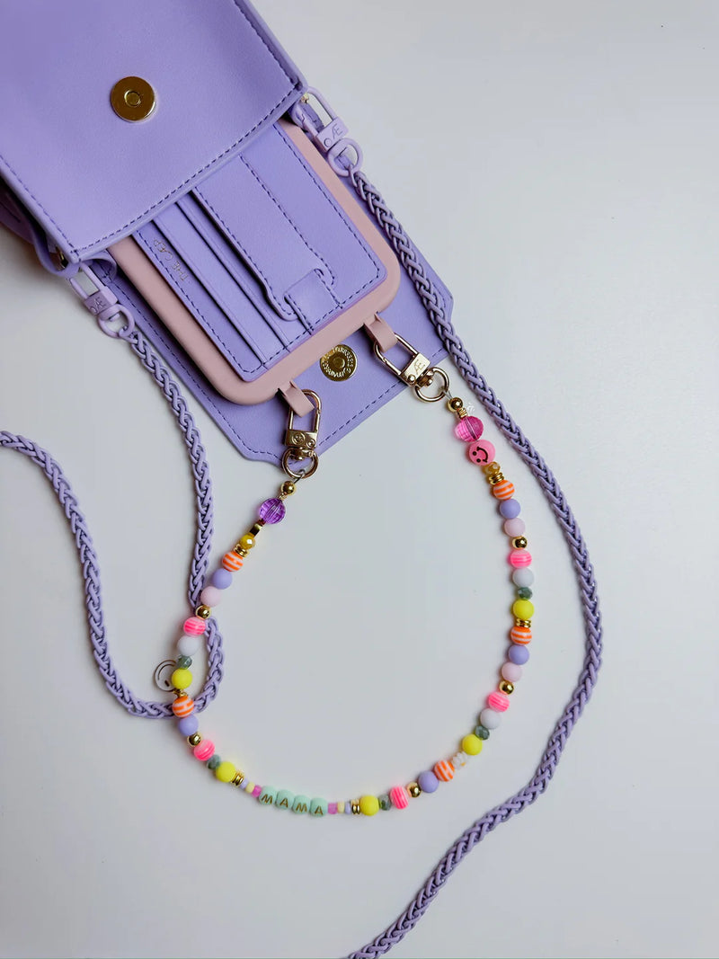 Lavender Chain Cell Phone Crossbody Strap