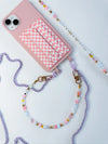 Lavender Chain Cell Phone Crossbody Strap