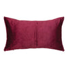 Red textured pillow on a white background
