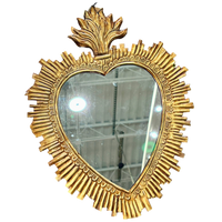 tin rays sacred heart mirror large