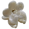tiny flower hair claw, white multi hair clip, cellulose acetate hair clip, eco friendly claw clip, recyclable flower clip, plant based hair accessory, kids hair clip set, fine hair claw, pastel flower hair clips, sustainable small claw clips