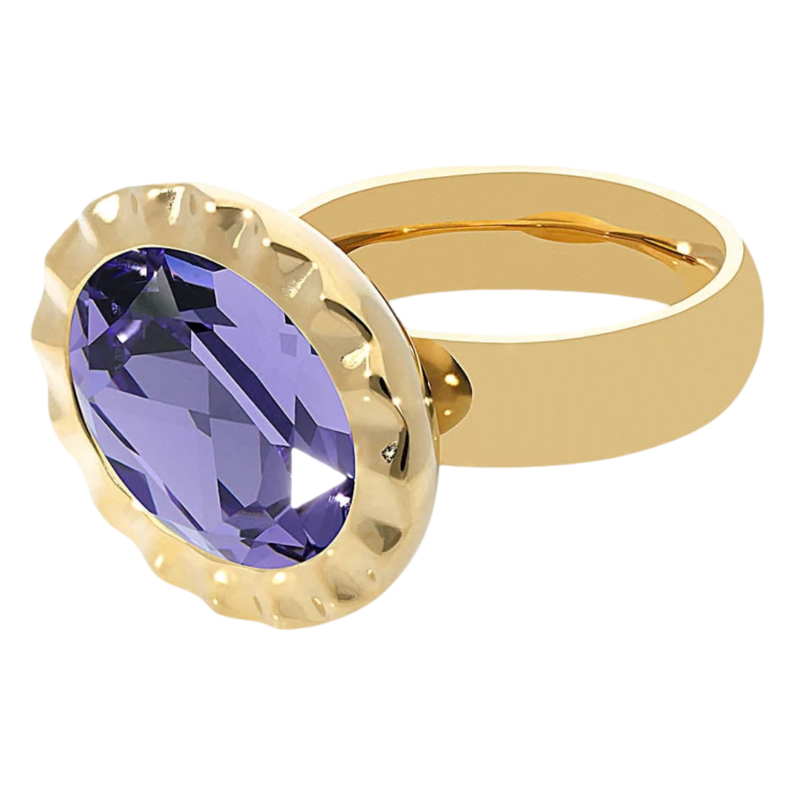 qudo tivola unica tanzenite statement cocktail ring