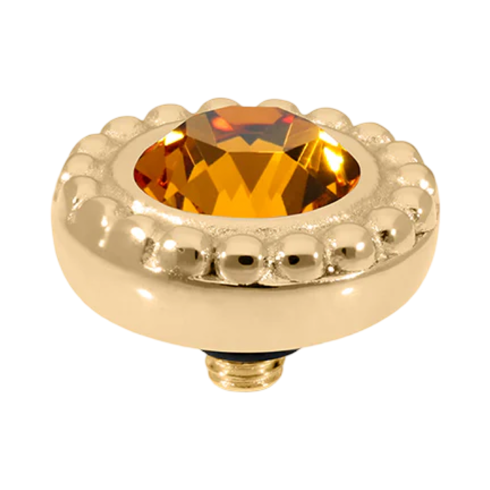 topaz qudo swarovski crystal top interchangeable jewelry 